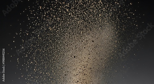 Abstract Dust Explosion - A Dynamic Display of Particle Dispersion.