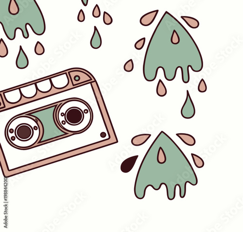 Jelly pattern Gelatin products sweets for kids colored gummy fish and bear decent vector sea