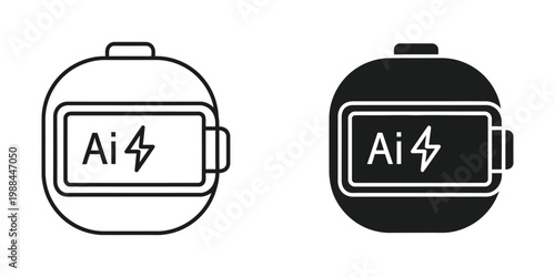 Comparison of two different smartwatch designs with ai4 branding on their screens