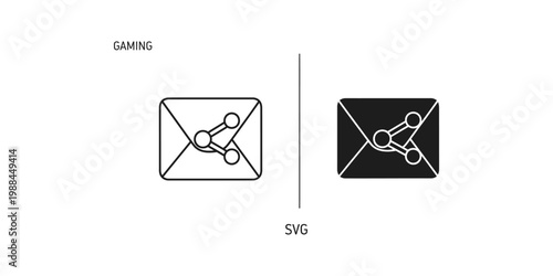 Comparison of gaming icons in standard and svg formats for visual clarity and scalability