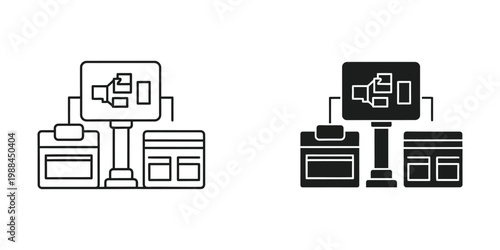 Comparison of traditional and modern office workstation setups with computer equipment