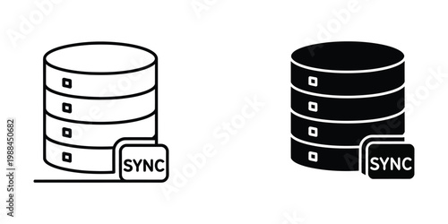 Two databases synchronizing data between each other for consistency