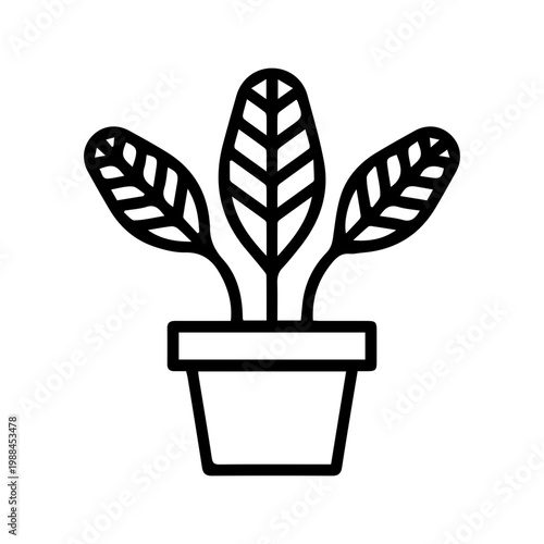 Potted Houseplant Icon