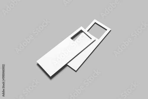 Minimal Clean Door Hanger Mockup for showcasing your design to clients