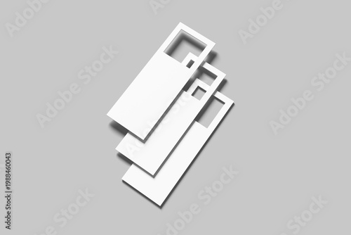 Modern Clean Door Hanger Mockup for showcasing your design to clients