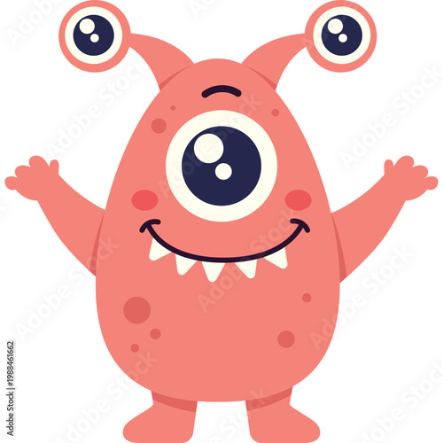 Cutie Monster Illustration