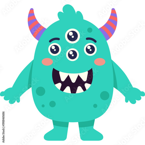 Cutie Monster Illustration