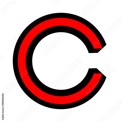 letter c logo in the shape of a circle