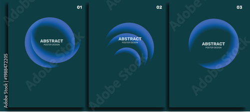 Luxury emerald green and teal abstract 3D wave background with smooth curved lines for premium branding