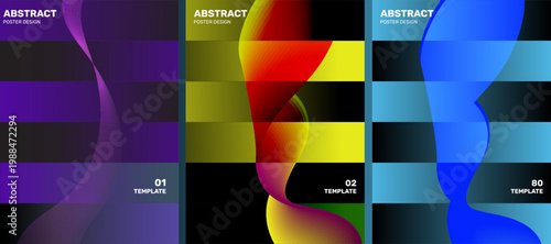 Abstract digital wave background with glowing blue light particles and fluid motion lines