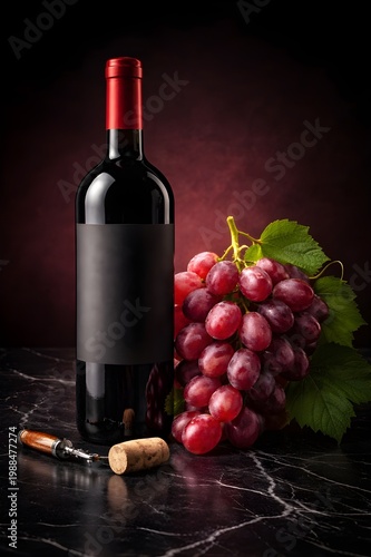 Luxury wine bottle product display