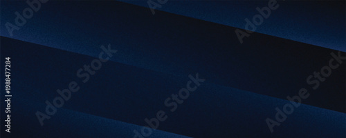 Black dark navy blue silver abstract pattern background. Geometric shape. Line triangle angle fold polygon diamond 3D. Color gradient ombre. Rough grain noise. Light shadow.