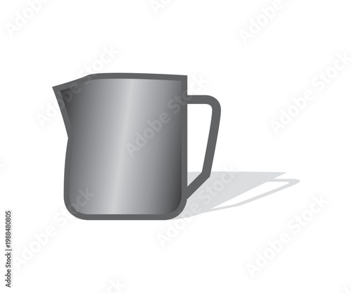 Milk jug vector coffee tools