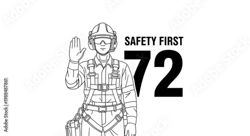 Safety First 72 Pilot Illustration.