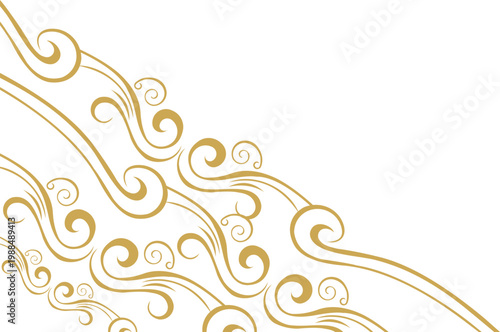 Ornate Elegant Line Corner 