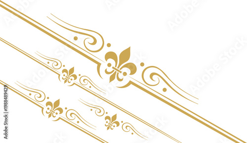 Ornate Elegant Line Corner 
