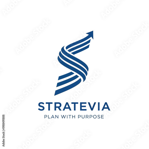 Stratevia Business Logo Design.