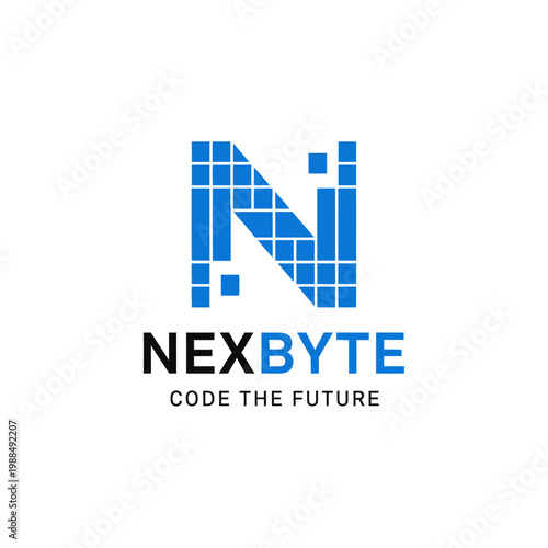 Nexbyte company logo design.