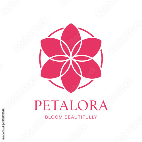 Petalora Flower Logo Design.