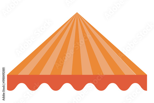 vector illustration of a tent icon, tent shop icon, cafe icon, event tent icon.