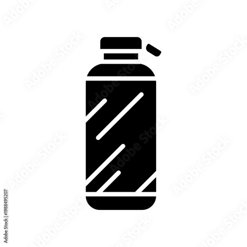 Metal Flask Icon Professional UI Symbol for Stainless Steel Water