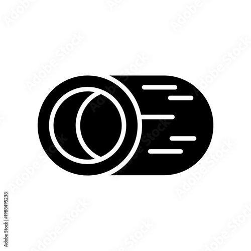 Metal Tube Icon Professional UI Symbol for Pharmaceutical Ointment
