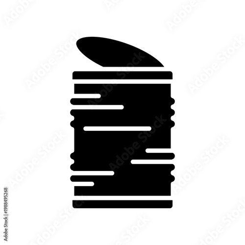 Tin Can Icon Professional UI Symbol for Metal Food Packaging, Preserved Goods Container