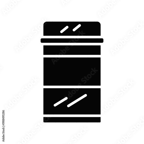 Biscuit Tin Icon Professional UI Symbol for Confectionery Metal Packaging,