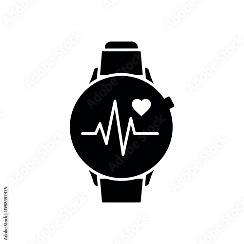 Smartwatch with Heart Rate Monitor.