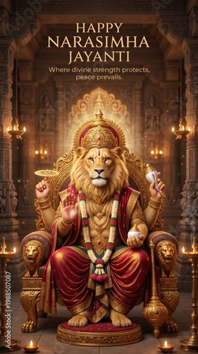 happy narasimha jayanti new design 