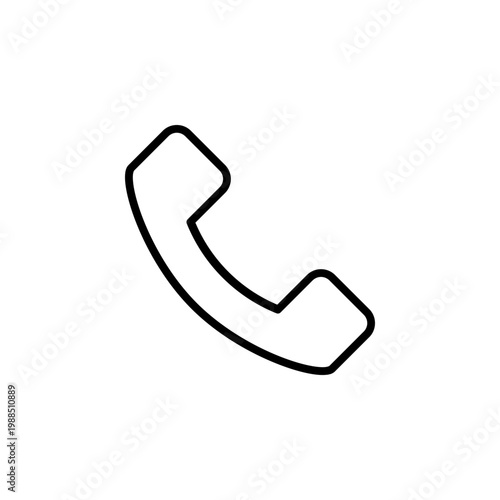 Outline Call icon for communication system