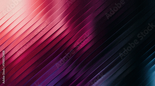 Foto Abstract background with diagonal lines in a gradient of red, purple, and dark b