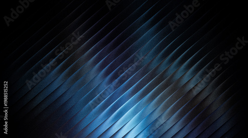 Foto Abstract background with diagonal lines and blue light gradient
