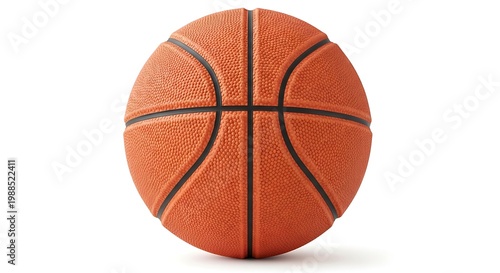 Basketball on a white background.