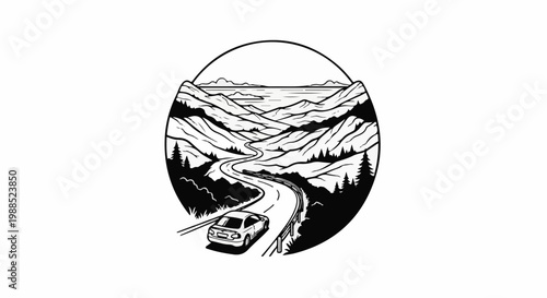 Car journeys through scenic mountain landscapes and water