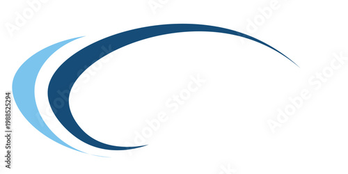 Swoosh logo vector image icon