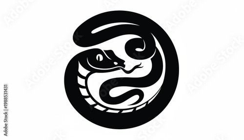 Cat and dog face logo icon with yin yang style circular emblem in monochrome featuring silhouette, black and white, circle badge with pet and animal
