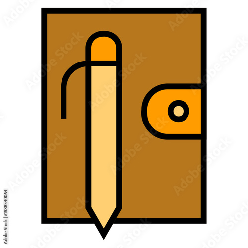 diary with pen