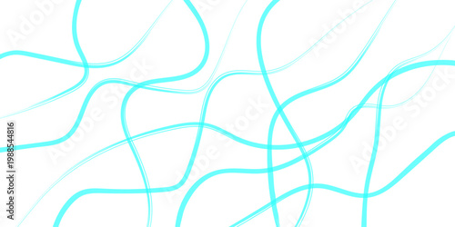 Vector seamless pattern. Modern stylish texture with wavy stripes. Geometric abstract background. Decorative pattern with tangled curved lines. Chaotic Artistic Seamless Pattern. Surface Textile.