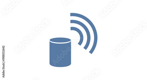 Icon of wireless internet signal.