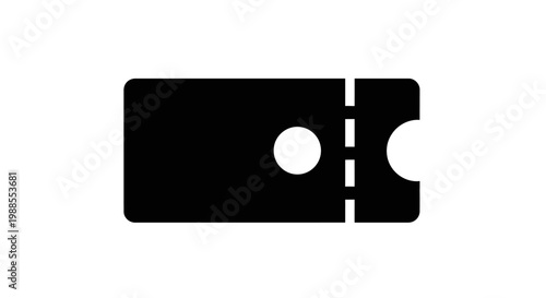 Minimalist Black and White USB Flash Drive Icon