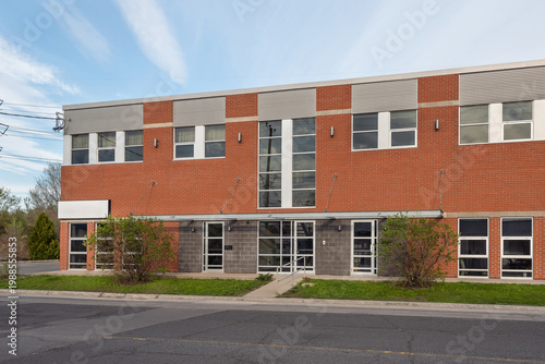 The exterior facade of a generic small business