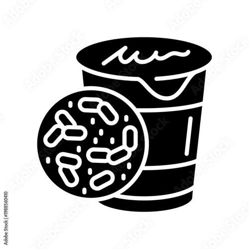 Fermented Foods Icon Professional UI Symbol for Natural Probiotic Nutrition