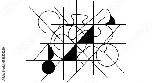 Scientific 3d vector illustration of a black and white spider designed as a molecular atomic symbol with electron circles and nuclear energy icons for a physics and chemistry power element