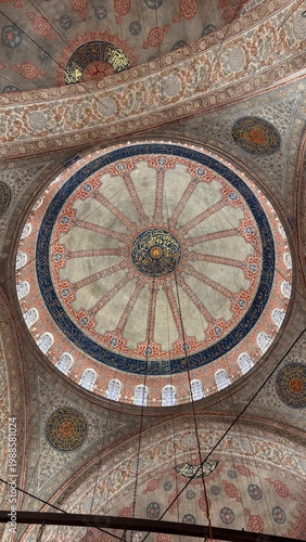 interior of the sultan ahmed mosque