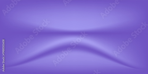 Abstract gradient podium background. Violet, purple and lilac empty 3d studio backdrop. Clean scene for product presentation mockup template. Vector illustration
