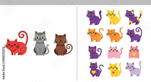 Cute Pastel Ocean Sea Life Element Set with Shells, Coral, Starfish, and Seaweed for Summer, Beach, and Marine Nature Designs