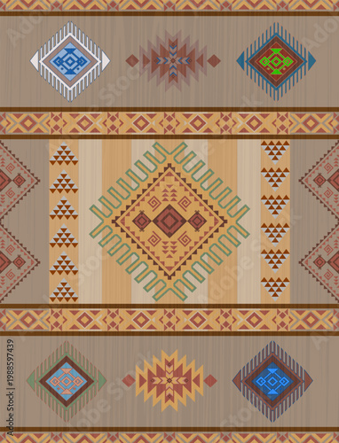 Earthy Southwestern Geometric Tribal Motif Collection