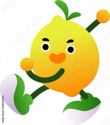 funny cartoon lemon