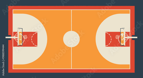 Modern restaurant menu design template featuring a flat vector illustration set with business icons and labels on a paper frame concept for web banners and signs